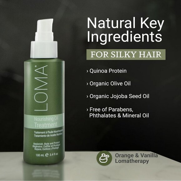 Loma Hair Care Nourishing Oil Treatment 3.4 Fl Oz (Pack of 1) - Picture 5 of 16